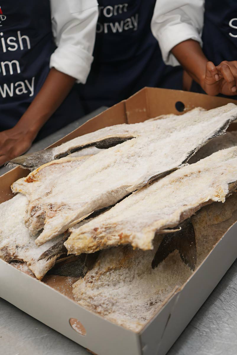 Norwegian salt fish, the familiar Jamaican ingredient being reimagined by students of the University of Technology. 