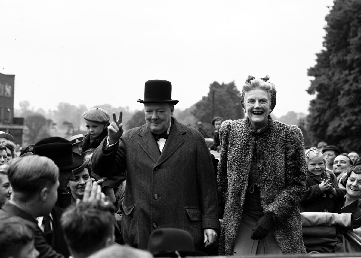 AP Photos 
Britain’s Prime Minister Winston Churchill and his wife Clementine tour Churchill’s constituency of Woodford, in Essex, England, as part of the Conservative’s General Election campaign in May 1945. 