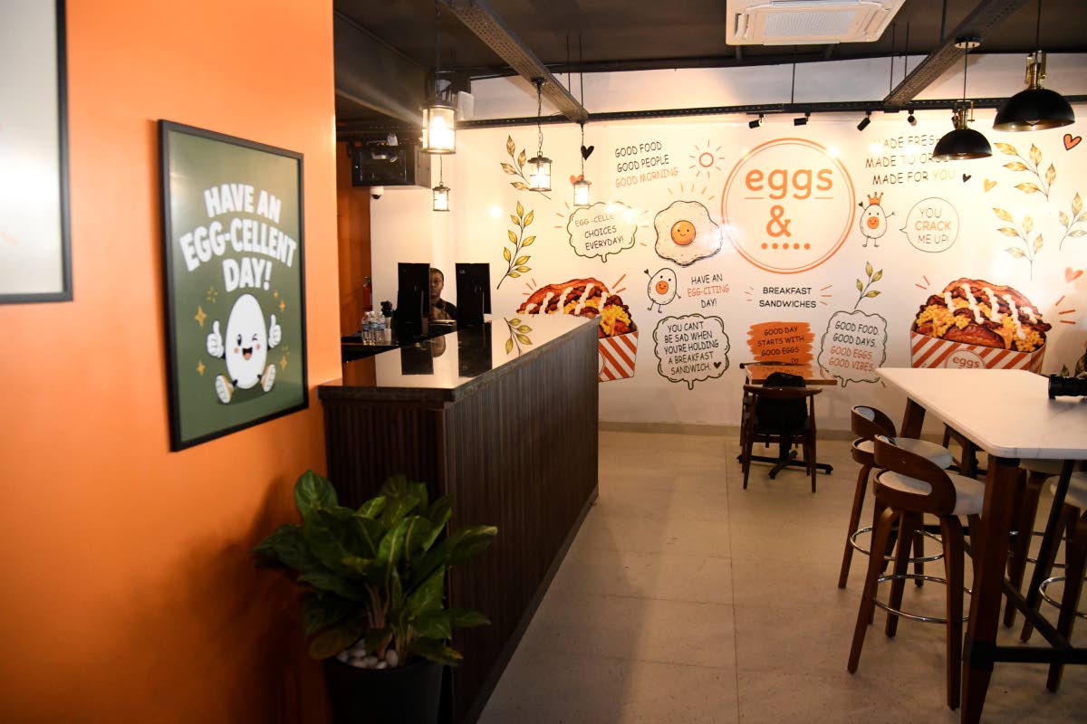 Bright, contemporary and playful, the 25-seat Eggs &... space on Lady Musgrave Road reflects the personality of the egg-led concept, complete with an open view of the kitchen.
