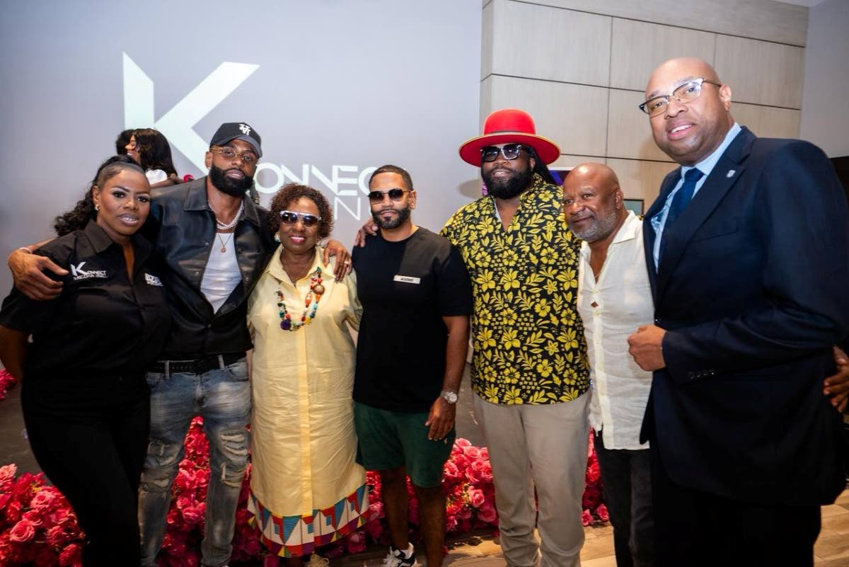 Pictured at the AC Hotel Kingston media launch for BZR Weekend, which will be headlined by Cardi B, are (from left) Kaylia ‘Press Kay’ Williams, BZR Weekend publicist; Ryan Burke, event organiser; Olivia ‘Babsy’ Grange, minister of culture, gender,