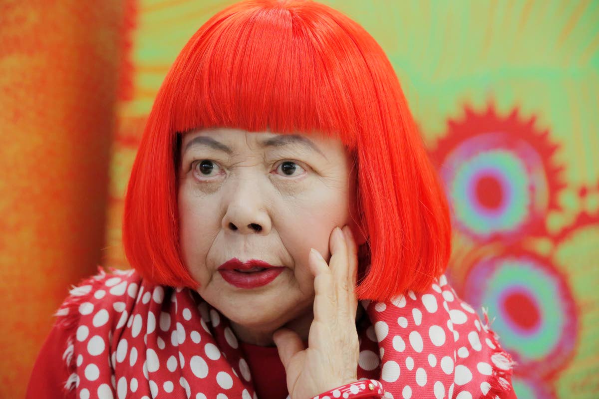 Japanese avant-garde artist Yayoi Kusama.