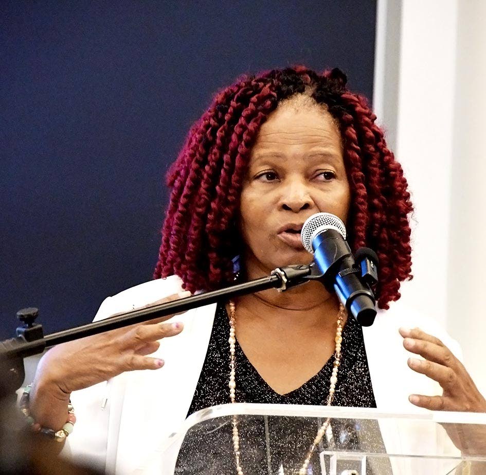 Dr Marva Hewitt, chief executive officer and managing director of the Food Hygiene Bureau, addresses guests during the launch of the 10th International Conference on Food Security and Sovereignty at Sandals Dunn’s River in St Ann.