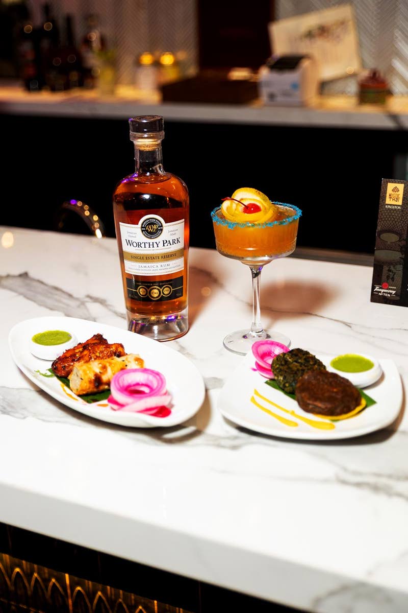 The tandoori chicken wings made the highlight reel as the best food pairing because they complemented the paradise reserve cocktail.