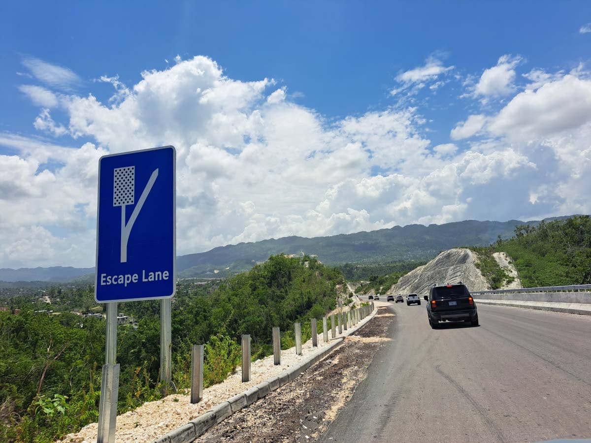 A section of the Montego Bay Bypass, which forms part of the larger Montego Bay Perimeter Road Project in St James.
