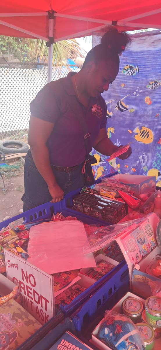 
Antriesha Williams, vendor at Ascot Primary School in Portmore. 