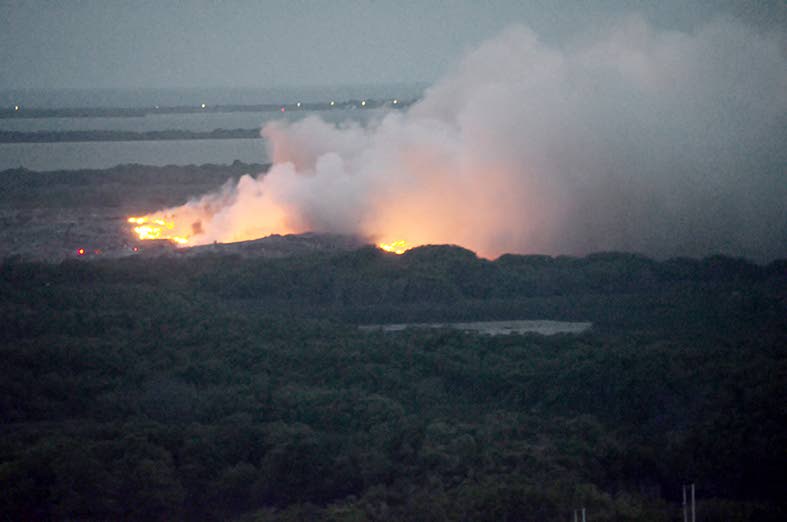 Frequent fires at the Riverton City Landfill in St Andrew often result in life-threatening air pollution.