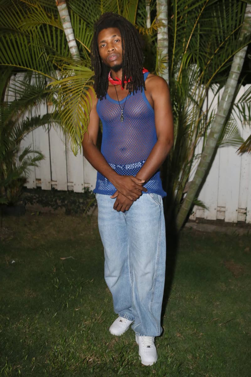 Musician Jerome Smith, more popularly known in the music fraternity as Jah Lil, served authentic Jamaican dancehall street vibes in his mesh merino.
