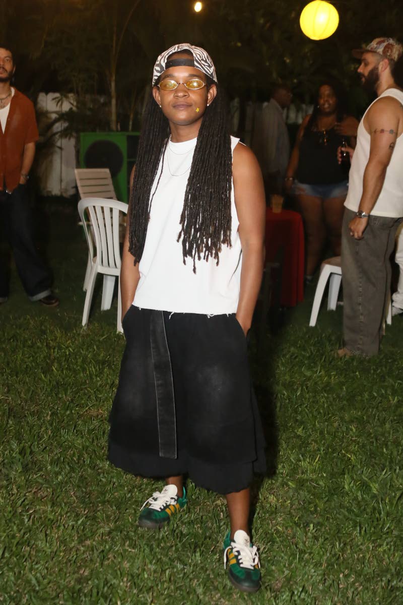 Koffee kept it cool, calm, collected and to the dress code in culottes. 