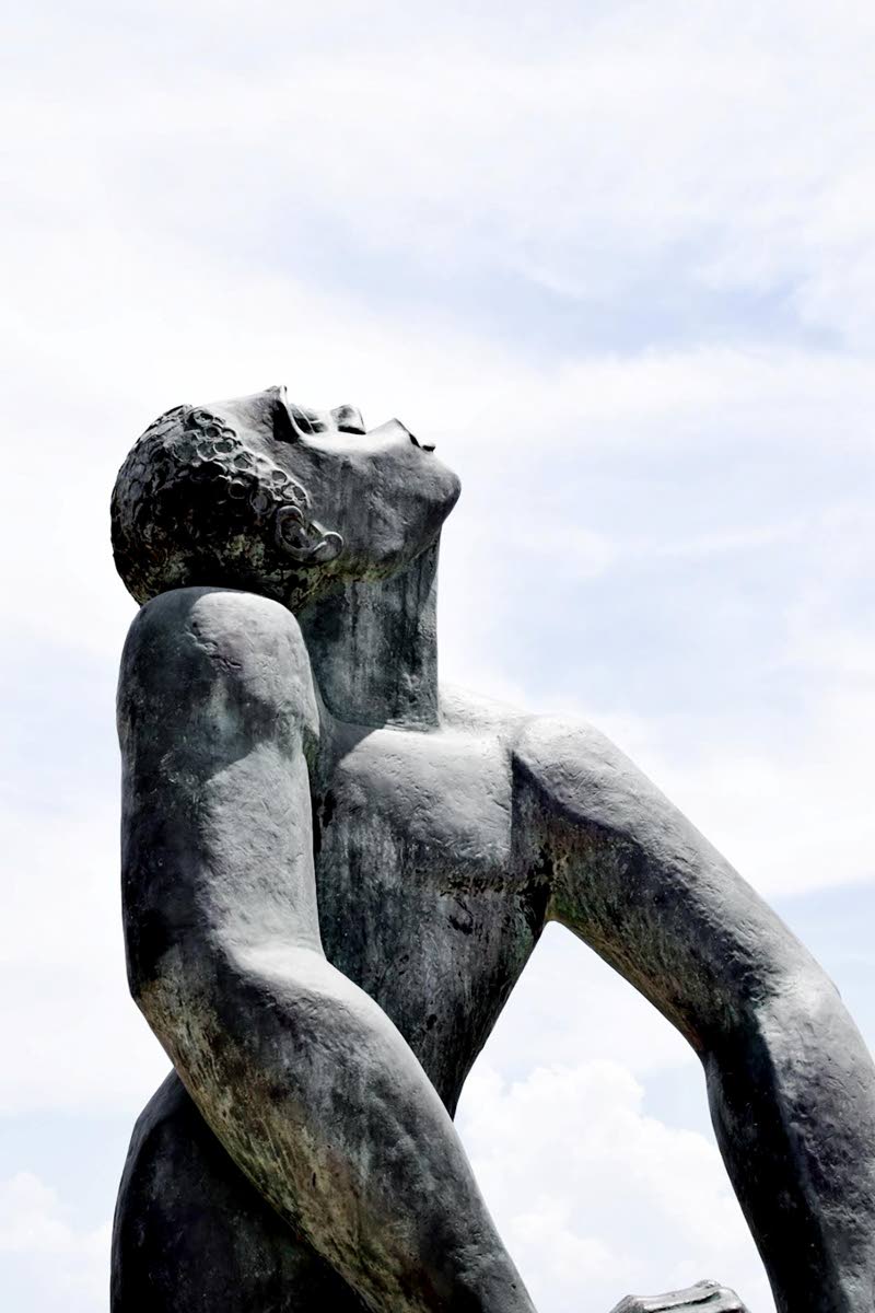 ‘Negro Aroused’, created by  renowned artist Edna Manley located along the Kingston Waterfront (Ocean Boulevard).