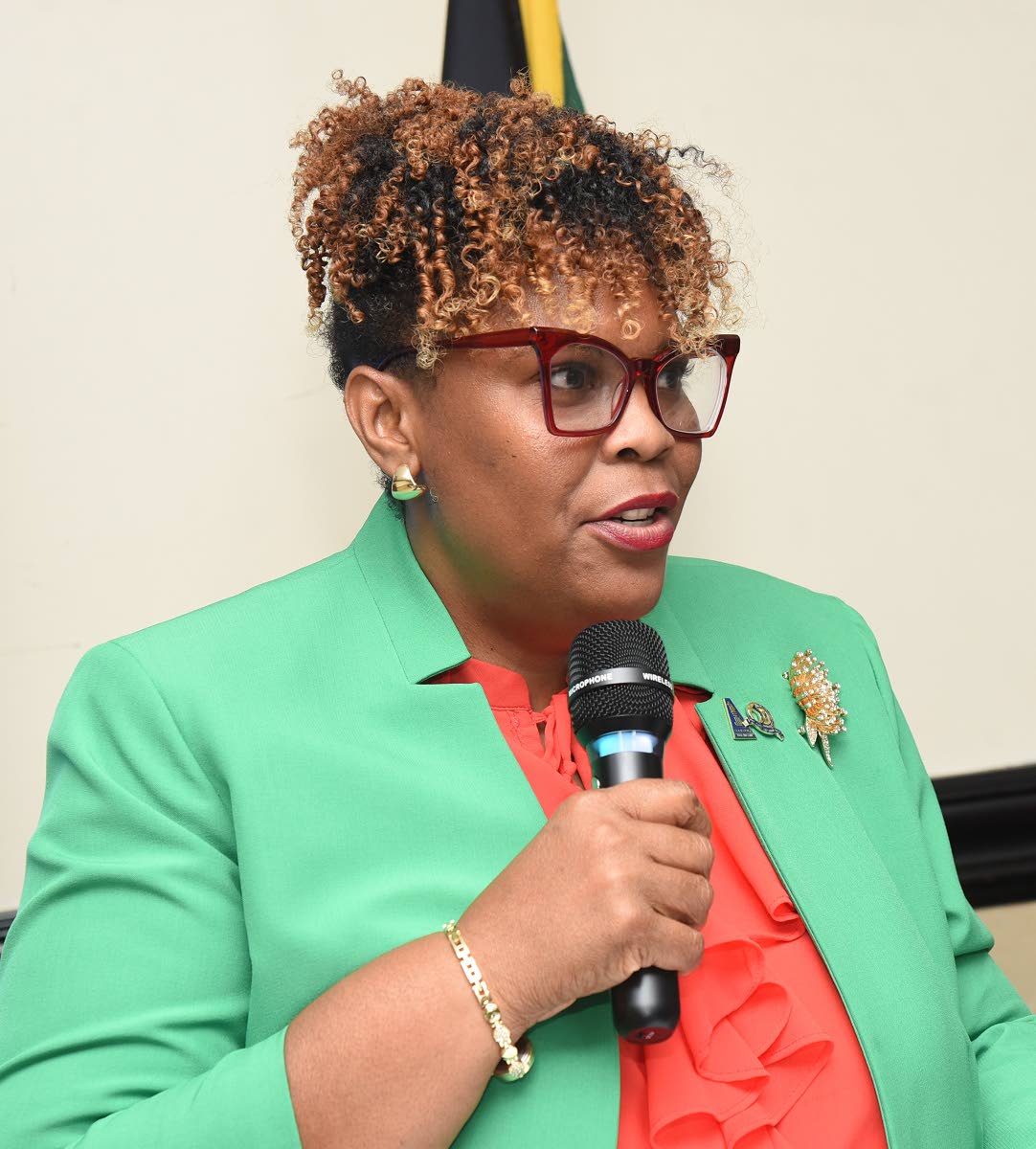 La Sonja Harrison, President, Jamaica Teachers Association.