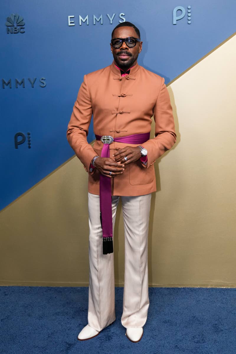 Colman Domingo is the moment in custom Valentino. 