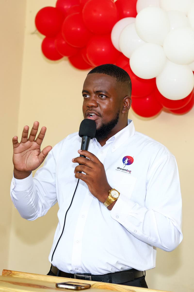Antoine Lodge, whose Dream Big for Youth Foundation is leading the initiative that will provide a nutritious breakfast to students twice weekly until December 15.