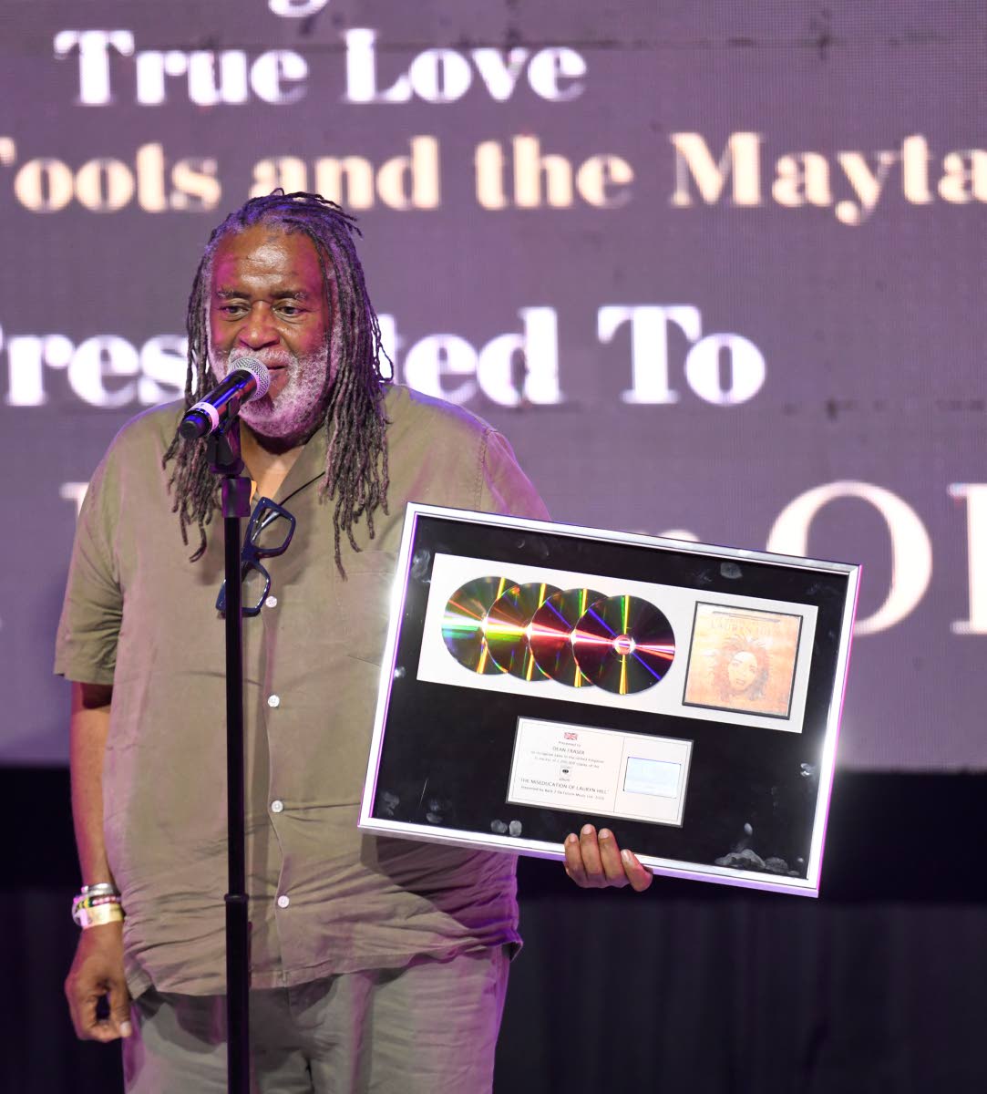 Legendary saxophonist Dean Fraser stands proudly as one of this year’s recipients.