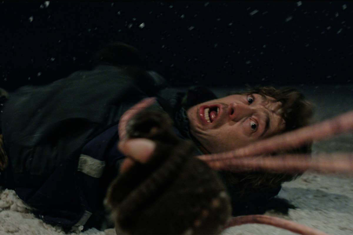  Austin Abrams in a scene from ‘Resident Evil’. 
