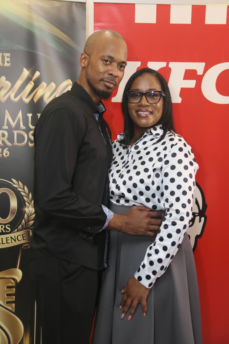 Basillia Barnaby-Cuff, founder and director of the Sterling Gospel Music Awards, poses with her husband and the awards show producer, Brian Cuff.