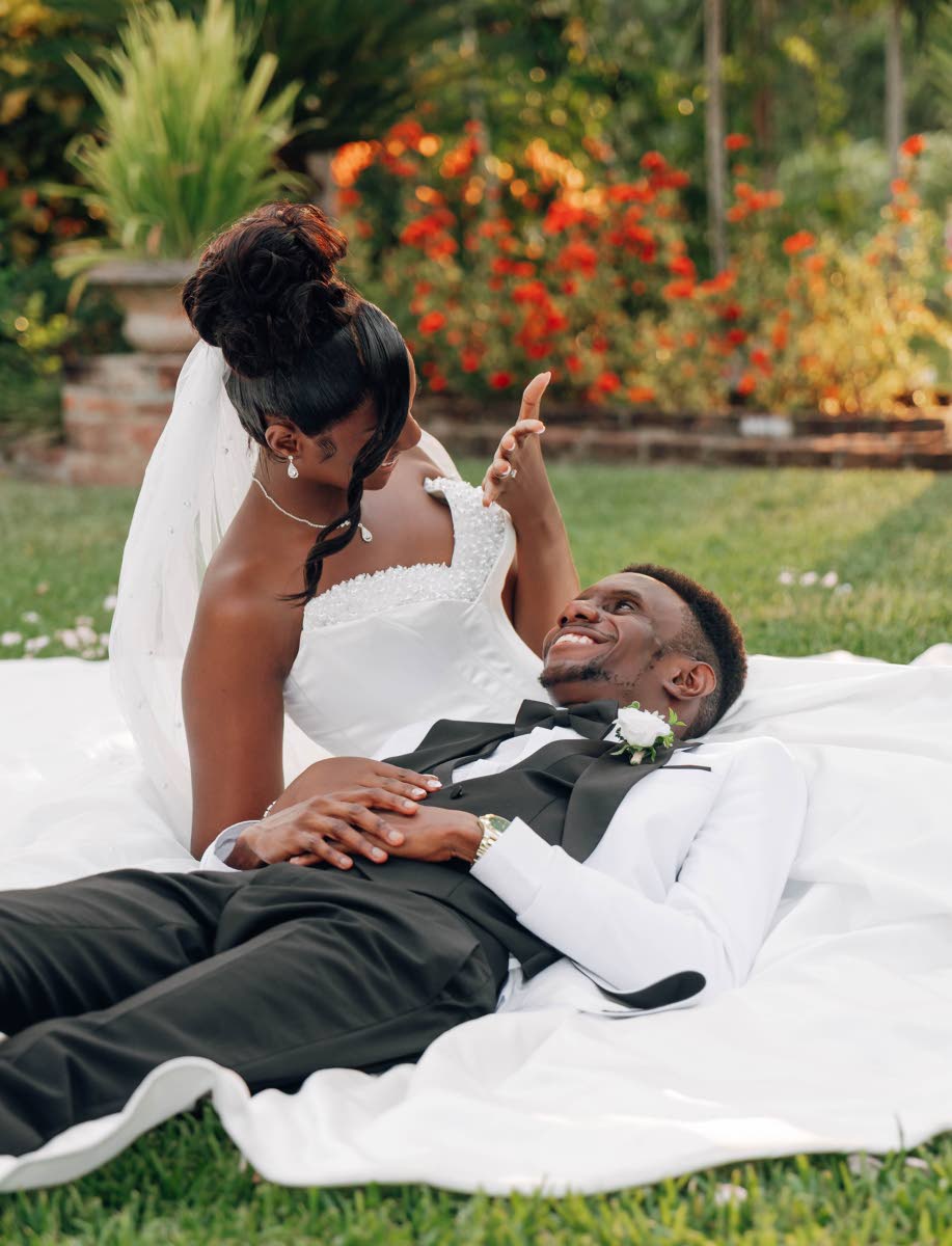 The newly-weds joined hands and hearts on Saturday, July 18, at Craigbank Estate.