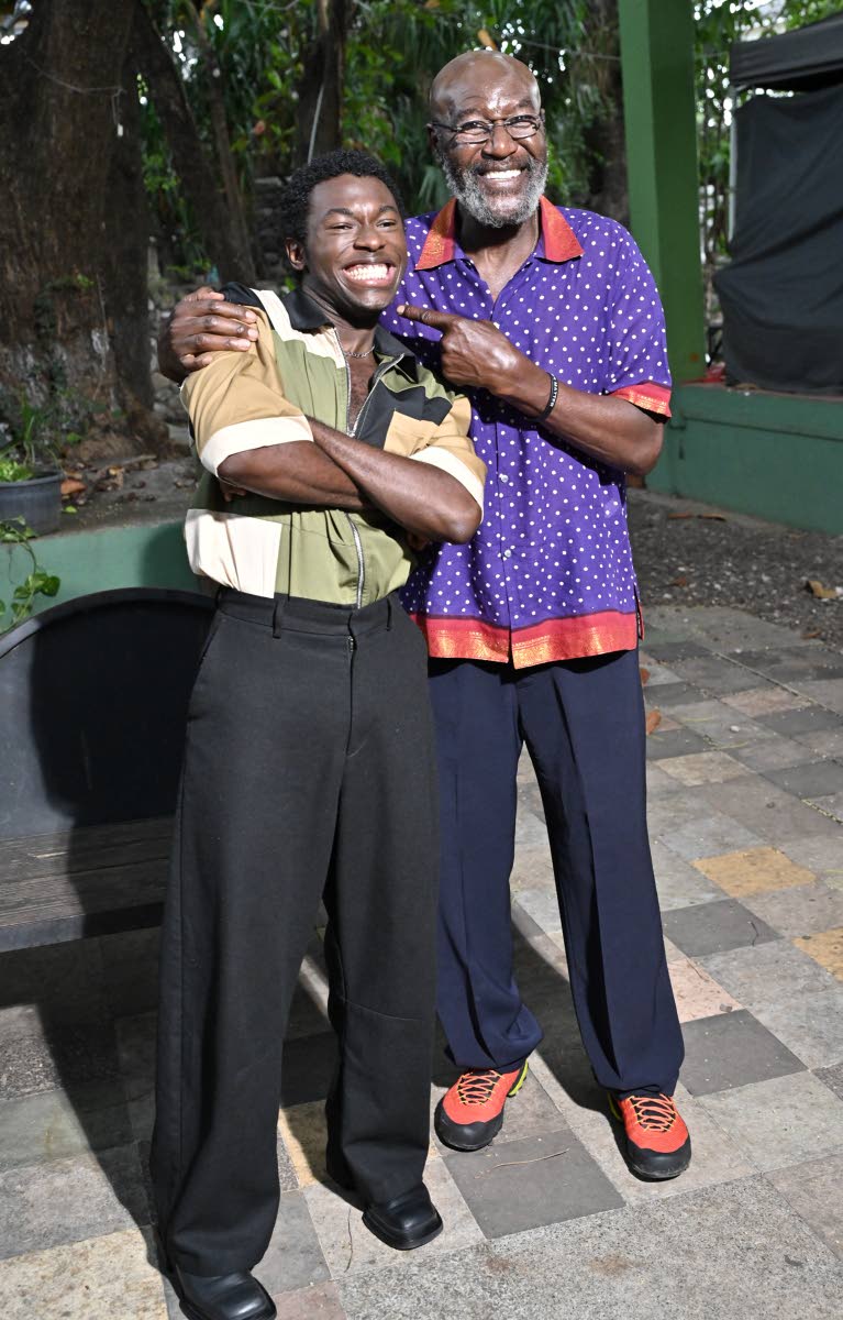 Delroy Lindo (right) and Sule Thelwell. 