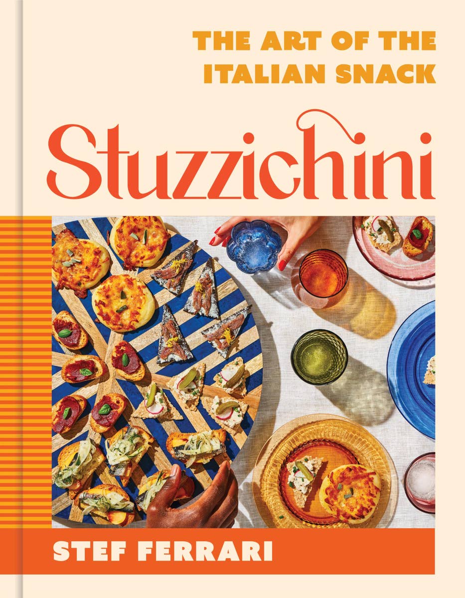 The cookbook ‘Stuzzichini’ by Stef Ferrari. 