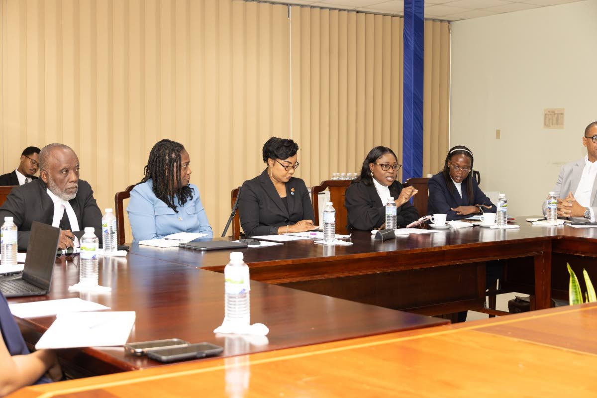 Representatives of the Jamaican Bar Association and the Advocates’ Association of Jamaica at a meeting with Justice and Constitutional Affairs Minister Delroy Chuck on September 24, 2026, to discuss the Firearms Act.