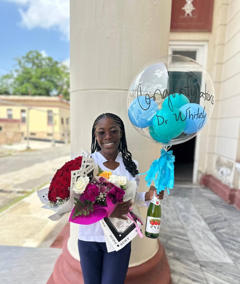 
Dominique Whitely, Cuba-trained Jamaican medical doctor. 