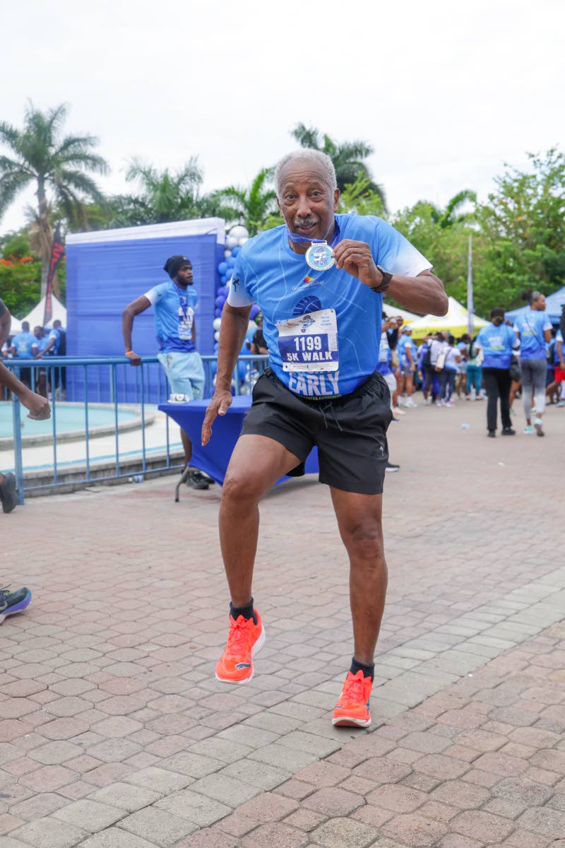  Leiba keeps moving, maintaining the active lifestyle that has long been part of his routine.