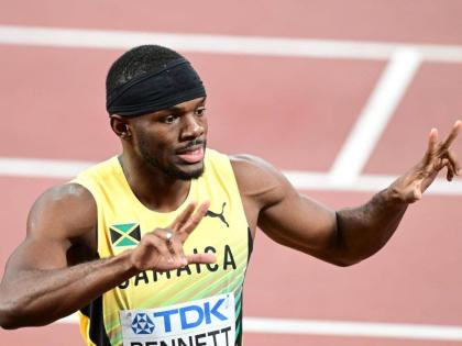 Jamaican 110m hurdles national champion Orlando Bennett.