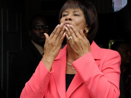 Former Prime Minister Portia Simpson Miller.