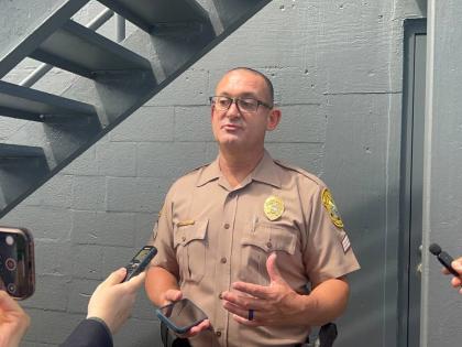 Sergeant Oscar Pla of Miami-Dade Police Department, Miami-Dade Public Safety Training Institute.