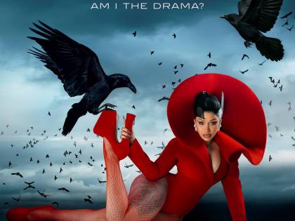 This album cover image released by Atlantic Records shows ‘Am I the Drama?’ by Cardi B. 