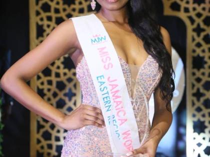 Kalea Roman, the 2025 winner of the Miss Jamaica World Eastern Region.
