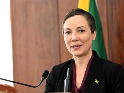 Kamina Johnson Smith, Minister of Foreign Affairs and Foreign Trade.