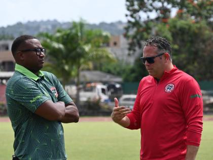 
From left: Montego Bay United FC’s (MBU), Dr Germain Spencer, president and chairman, Yoni Epstein.