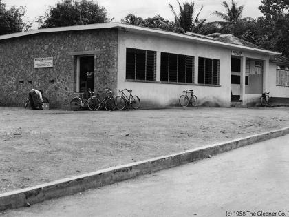Whitfield Town Post Office in 1958.