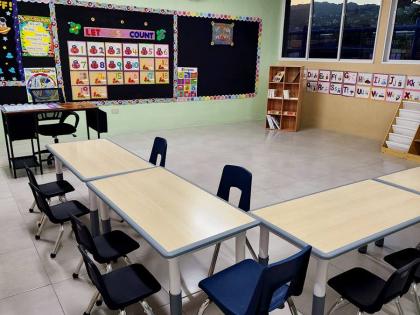 The newly renovated section of the Salvation Army School for the Blind is now in tip top shape to receive students.