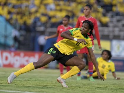 Khadija Shaw ... will miss friendly.