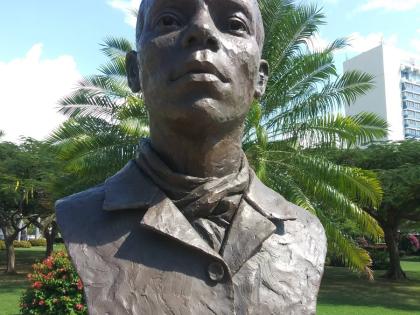 Basil Watson’s bronze bust of National Hero Paul Bogle mounted in 2018 in Emancipation Park, St Andrew, Jamaica.