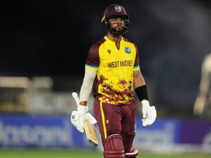 West Indies captain Shai Hope.  