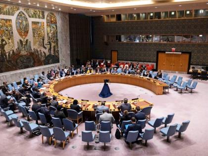 The security council meets at the United Nations headquarters in June 23, 2023. 