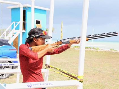 
Aliana McMaster in action at the Jackson Bay Hunting & Fishing Club in Clarendon.