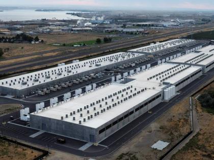 This photo shows the Amazon Web Services data centre in Boardman, Oregon. AP