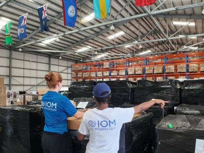 The shipment, which is expected to arrive by Thursday, includes solar lamps, hygiene kits, bedding, air mattresses, indoor tents, shelter repair kits, ropes, tarpaulins, and generators.