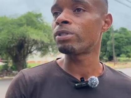 Flagaman, St Elizabeth resident Nasheo Blake.