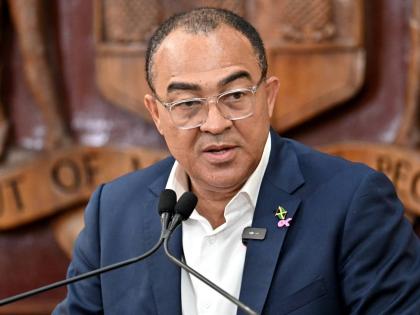 Dr Christopher Tufton, minister of health and wellness. 