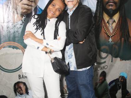 Gospel music veterans Tommy Cowan (right) and Carlene Davis.