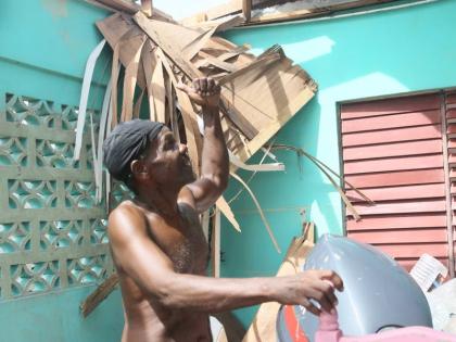Jesse Samuel, fisherman of Rocky Point in Clarendon, said even though his house was damaged during the passage of Hurricane Melissa on Tuesday, he is giving thanks for life and that his boat engines were spared. He his making plans to head out to sea by th
