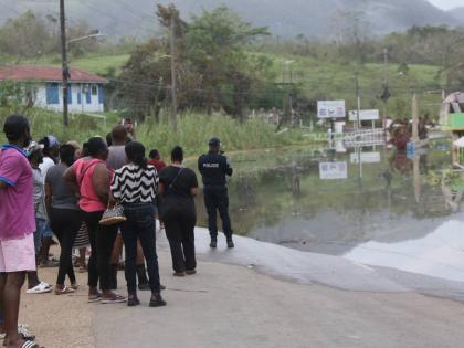 Rising underground water, which occurred after Hurricane Melissa in a section of Content, Williamsfield, Manchester, has flooded several houses and the roadway, making it impassable. On Wednesday, persons were drawn to the community to witness the strange 