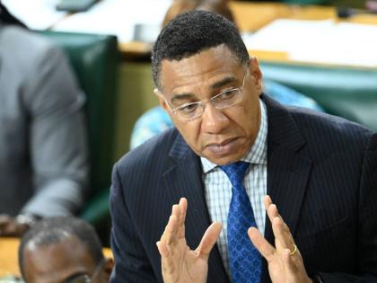 Prime Minister Dr Andrew Holness. - File photo.