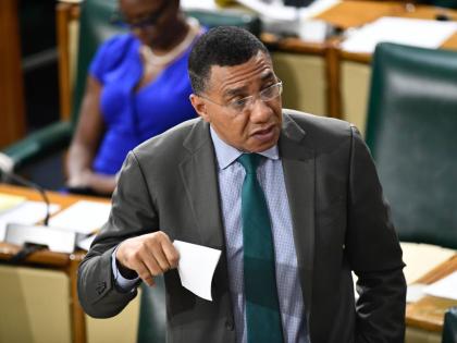 Prime Minister Dr Andrew Holness. - File photo.