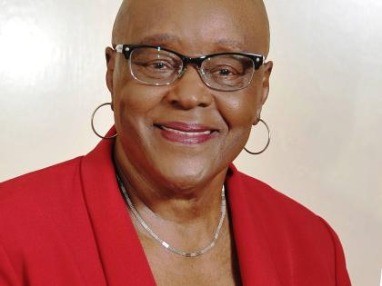 Dr. M. Audrey Stewart-Hinchcliffe, CD, JP, BA, M.Sc., DBE (h.c.), Chairman of Manpower & Maintenance Services (MMS) Limited Group