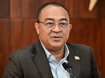 Dr Christopher Tufton, minister of health and wellness. 